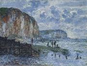 Claude Monet The Cliffs of Les Petites-Dalles oil painting artist